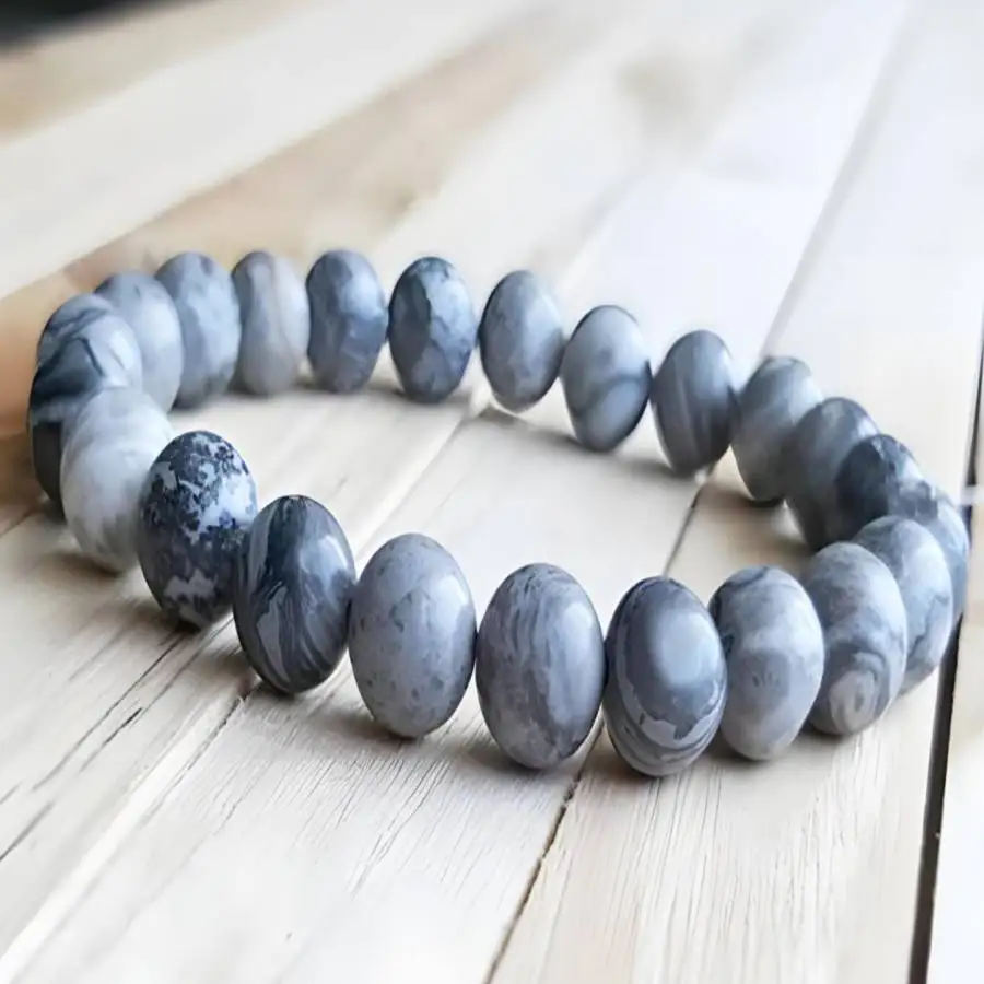 8mm African Jasper Gemstone Mala Bangle Chain Nirvana Yoga tassel zazen Stone elastic Men's Bohemian Tibetan Buddha Buddhist
8mm African Jasper Gemstone Mala Bangle Chain Nirvana Yoga tassel zazen Stone elastic Men's Bohemian Tibetan Buddha Buddhist