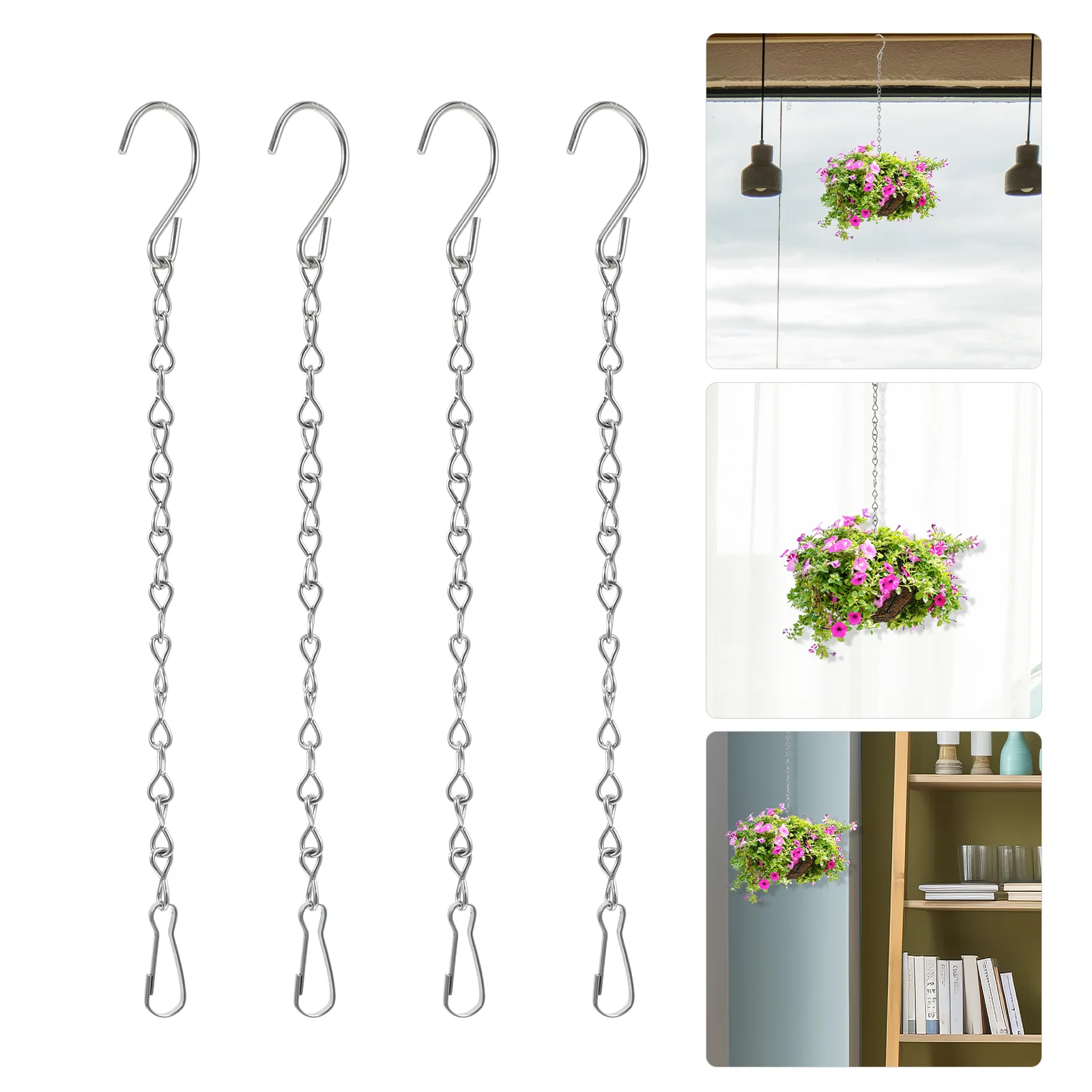 The Chain Hanging Chains with Hooks Basket Bulk for Stained Glass Decorative Heavy Plants Craft
The Chain Hanging Chains with Hooks Basket Bulk for Stained Glass Decorative Heavy Plants Craft