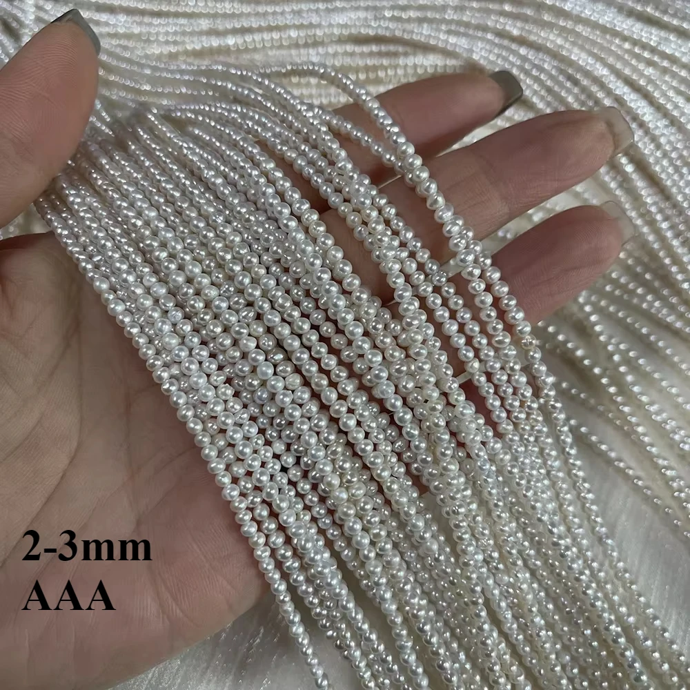 2-3mm AAA Natural Freshwater Pearls Threaded Oval Shape Gift Spacer Beads for Jewelry Making DIY Necklace Bracelet Accessories
2-3mm AAA Natural Freshwater Pearls Threaded Oval Shape Gift Spacer Beads for Jewelry Making DIY Necklace Bracelet Accessories