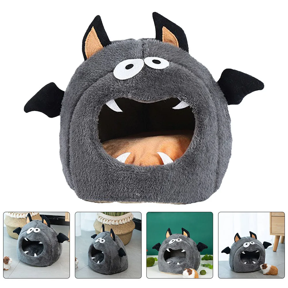 Bat Pet House Cute Cartoon Hamster Hideout Nest For Small Pets Squirrel Chinchilla Guinea Pig Summer Cooling Hut Decorative
Bat Pet House Cute Cartoon Hamster Hideout Nest For Small Pets Squirrel Chinchilla Guinea Pig Summer Cooling Hut Decorative