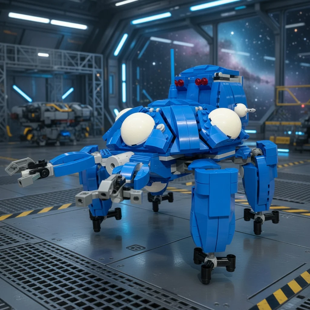 MOC Sci-Fi Cyberpunk Blue Spider Tank Building Blocks Model DIY Assembly Robot Bricks Anime Mecha Desktop Decor Gift
MOC Sci-Fi Cyberpunk Blue Spider Tank Building Blocks Model DIY Assembly Robot Bricks Anime Mecha Desktop Decor Gift