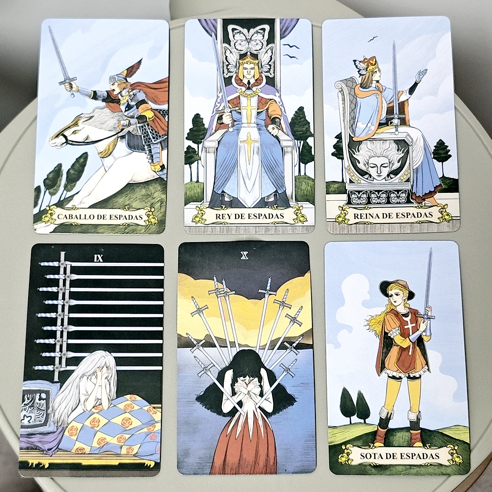 Secret Mirror Tarot Deck 78 Pcs Modern Tarot Cards with Healing Energy To Illuminate Life’s Shadows and Light 10.3*6cm Spanish
Secret Mirror Tarot Deck 78 Pcs Modern Tarot Cards with Healing Energy To Illuminate Life’s Shadows and Light 10.3*6cm Spanish