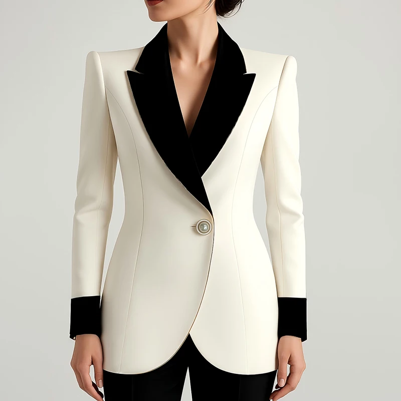 Ele Luxury Women's Suit Jaet Fall 2025 Straight Cut Fiber Polyester 92% Other 8% Commute Busin Scenarios Unique Design
Ele Luxury Women's Suit Jaet Fall 2025 Straight Cut Fiber Polyester 92% Other 8% Commute Busin Scenarios Unique Design
