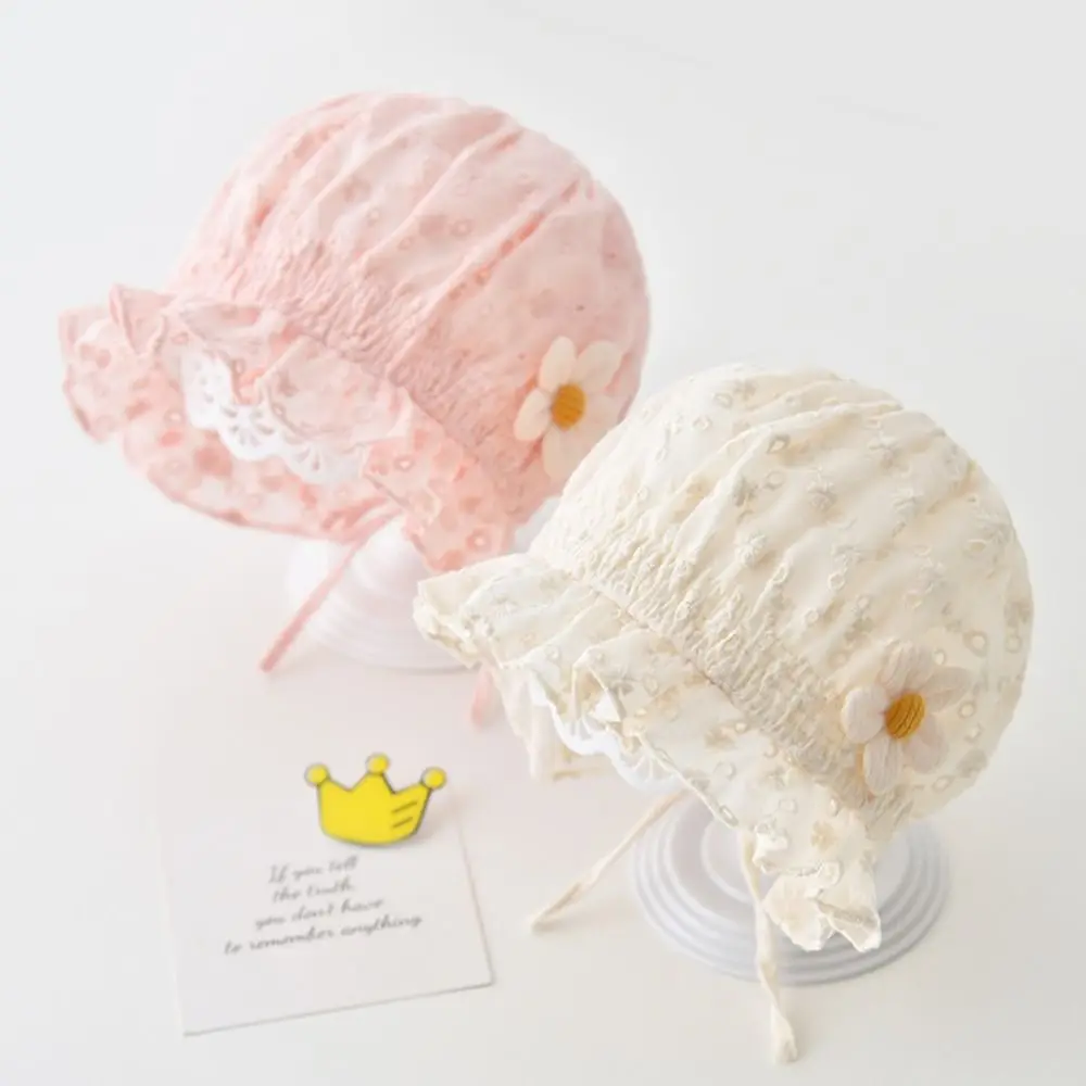 Infant Lace Baby Fetal Cap Flower Soft Bonnet Hat Breathable Ruffle Sun Hat Toddler
Infant Lace Baby Fetal Cap Flower Soft Bonnet Hat Breathable Ruffle Sun Hat Toddler