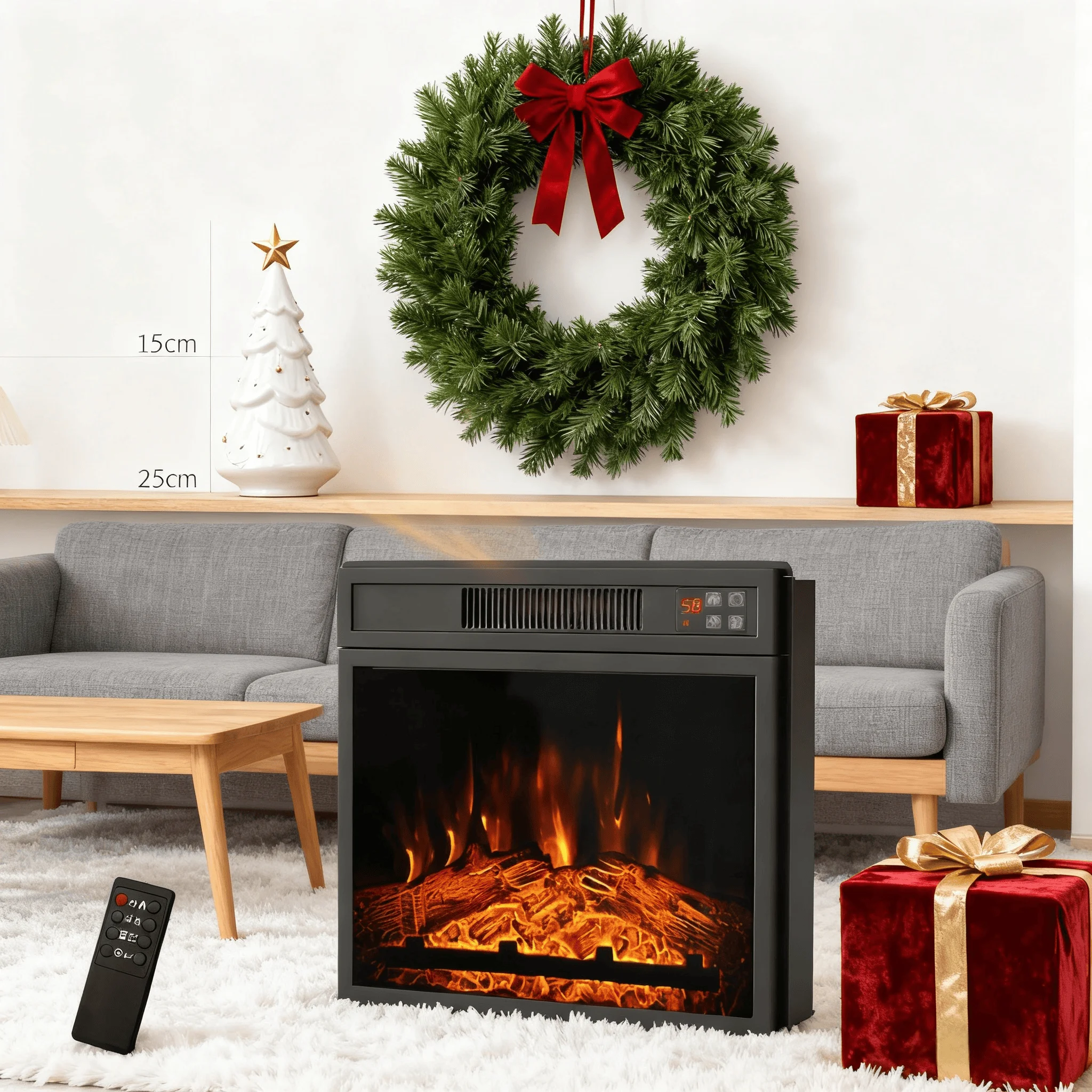 Modern Remote Control Electric Heater Fireplace
Modern Remote Control Electric Heater Fireplace
