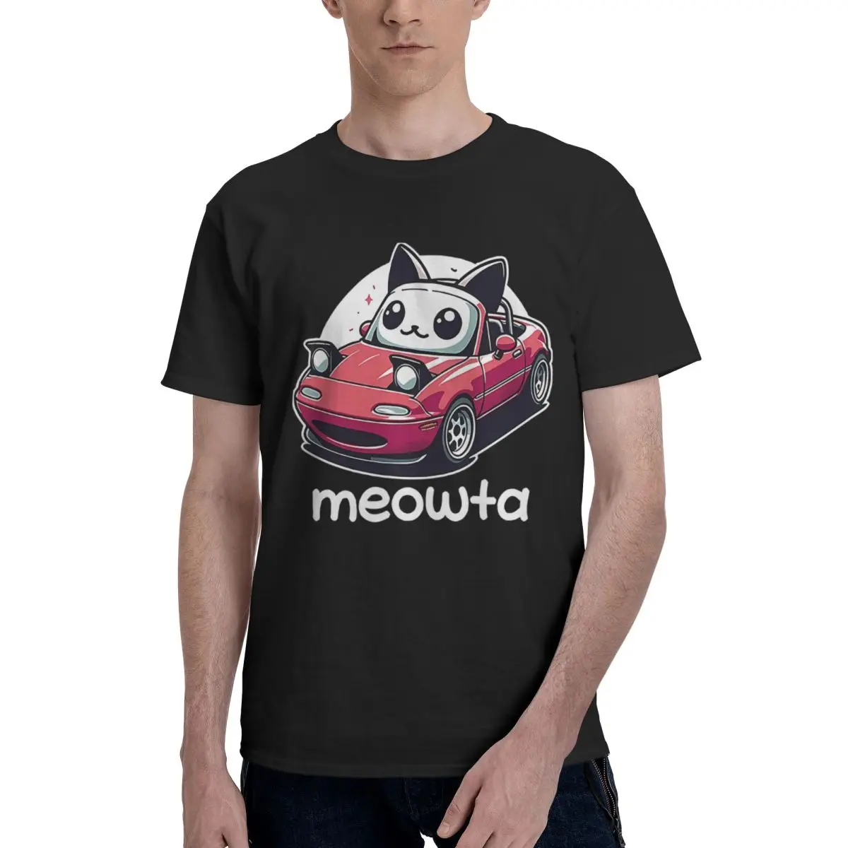 Милый кот Miata, 100% хлопок, повседневные дышащие удобные мужские футболки Тоторо, мужская рубашка 
Милый кот Miata, 100% хлопок, повседневные дышащие удобные мужские футболки Тоторо, мужская рубашка