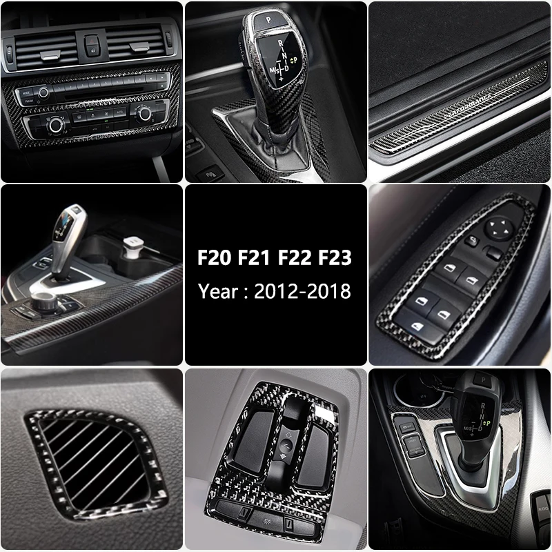 For BMW 1 2 Series F20 F21 F22 F23 Carbon Fiber Interior Accessories Gearshift Air Conditioning CD Panel Door Armrest Cover Trim
For BMW 1 2 Series F20 F21 F22 F23 Carbon Fiber Interior Accessories Gearshift Air Conditioning CD Panel Door Armrest Cover Trim