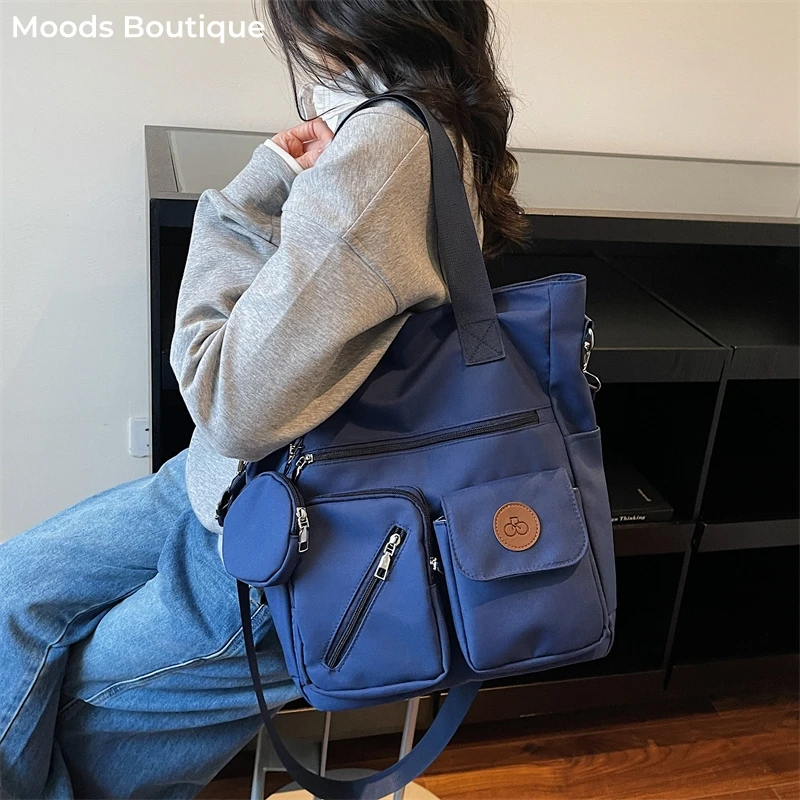 Multi Pockets Workwear Shoulder Bag For Women Canvas Fabric Large Capacity Shopper Totes Travelling Commute Crossbody Bag Female
Multi Pockets Workwear Shoulder Bag For Women Canvas Fabric Large Capacity Shopper Totes Travelling Commute Crossbody Bag Female