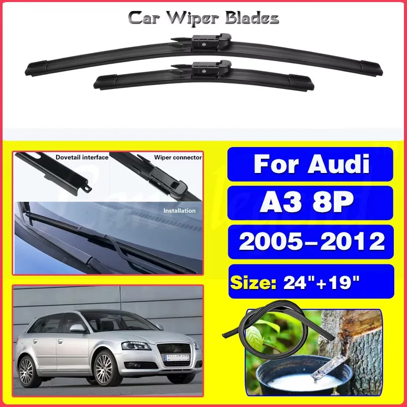 Wiper Front Wiper Blades Set For Audi A3 8P 2005 2006 2007 2008 2009 2010 2011 2012 Windshield Windscreen 24"+19"
Wiper Front Wiper Blades Set For Audi A3 8P 2005 2006 2007 2008 2009 2010 2011 2012 Windshield Windscreen 24"+19"