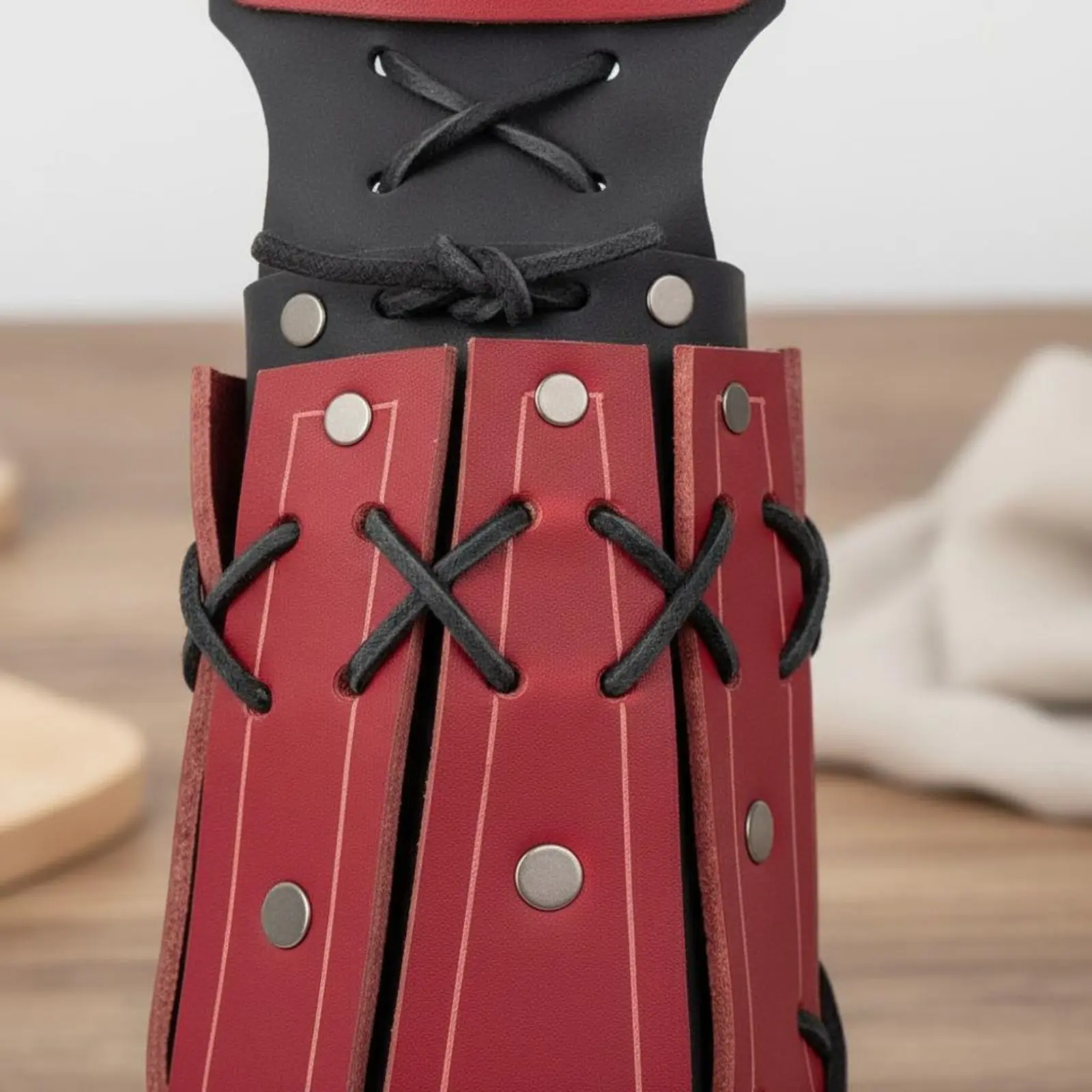 Viking Wristband Bracer Nordic Design Viking Bracer Cosplay Wrist Arm Guard Riveted Design Leather Gauntlet Cuff Lace-Up
Viking Wristband Bracer Nordic Design Viking Bracer Cosplay Wrist Arm Guard Riveted Design Leather Gauntlet Cuff Lace-Up