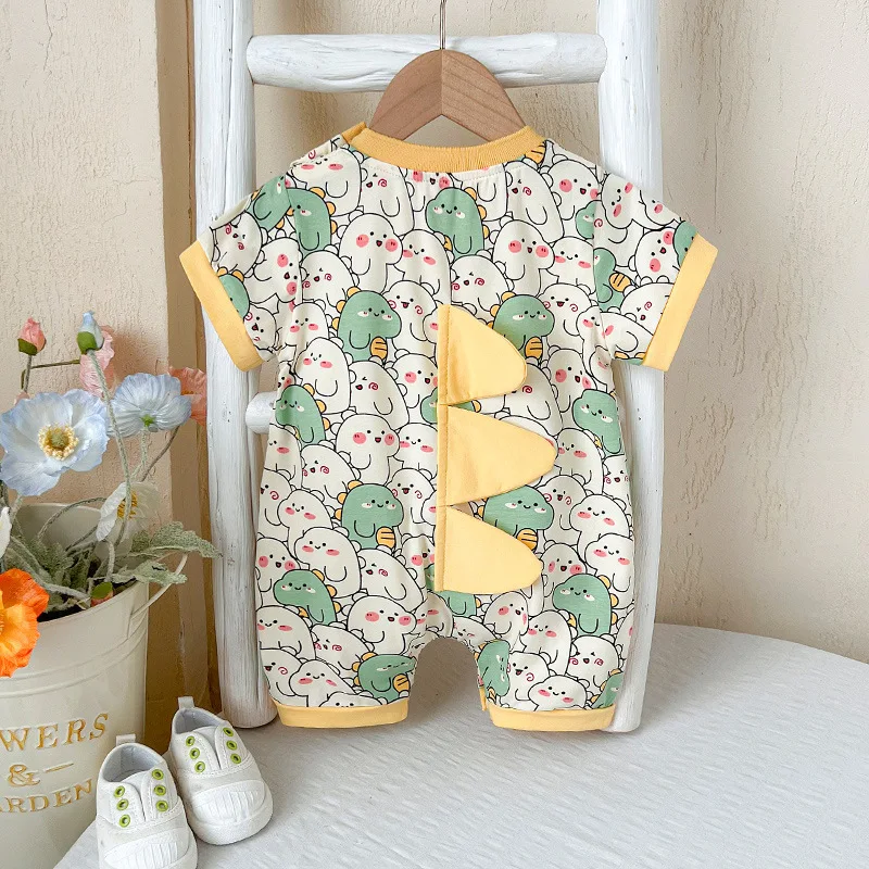 Baby clothes summer thin onesie super cute cartoon baby boy summer out clothes Romper short sleeves
Baby clothes summer thin onesie super cute cartoon baby boy summer out clothes Romper short sleeves