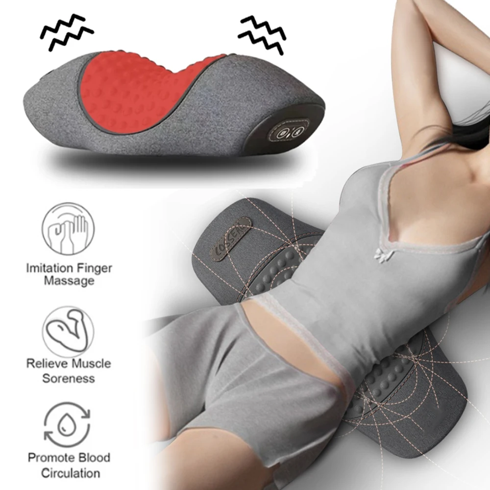 Electric Heating Lumbar Traction Massager Adjustable Vibration Waist Spine Support Back Massage Machines Masajeador Lose Weight
Electric Heating Lumbar Traction Massager Adjustable Vibration Waist Spine Support Back Massage Machines Masajeador Lose Weight