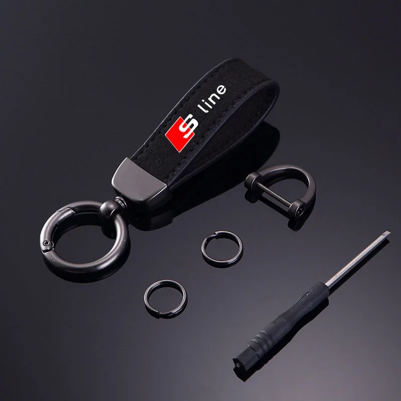 Suede Keychain for Audi S Line A7 A3 A4 A6 A5 Q5 A1 Q7 Q3 Q4 TT SQ5 RSQ3 RSQ8 S3 S4 RS5 RS6 Car Key Accessories
Suede Keychain for Audi S Line A7 A3 A4 A6 A5 Q5 A1 Q7 Q3 Q4 TT SQ5 RSQ3 RSQ8 S3 S4 RS5 RS6 Car Key Accessories