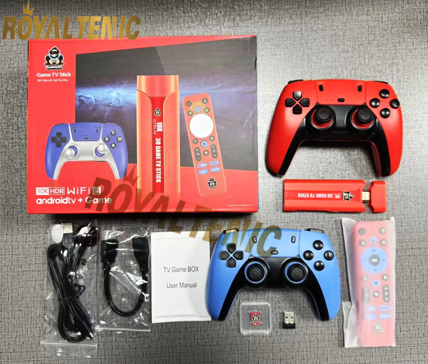 Dual System TV Game Stick G1 3D Retro Video Games Console Android 13.0 28000+games 64G 10K HDR Home Player Wifi TV Children Gift 
Dual System TV Game Stick G1 3D Retro Video Games Console Android 13.0 28000+games 64G 10K HDR Home Player Wifi TV Children Gift