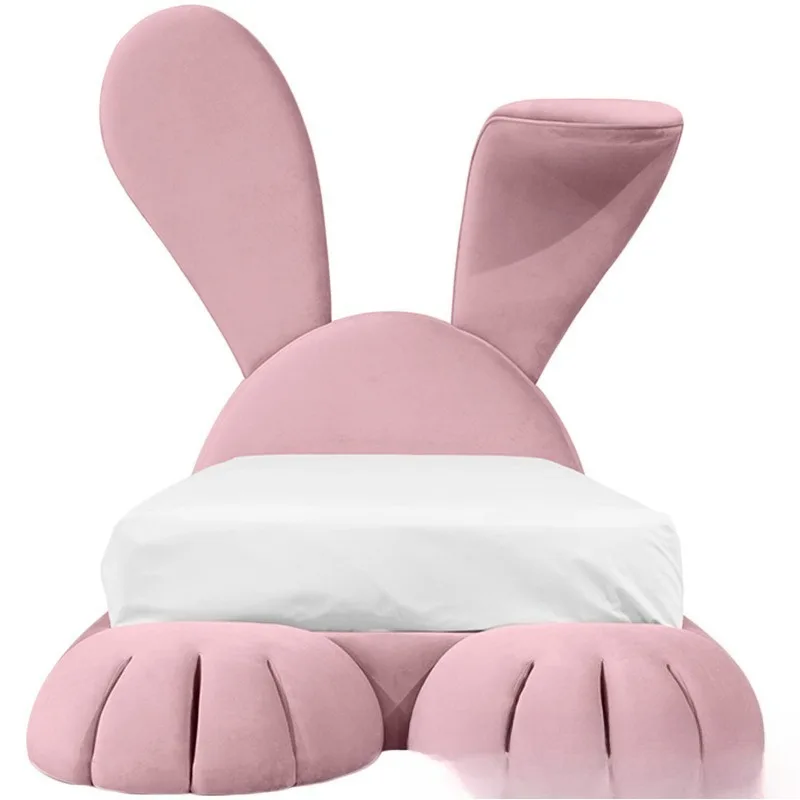 Princess bed cartoon creative soft bag bed girl modern simple cute flannel single double bed
Princess bed cartoon creative soft bag bed girl modern simple cute flannel single double bed