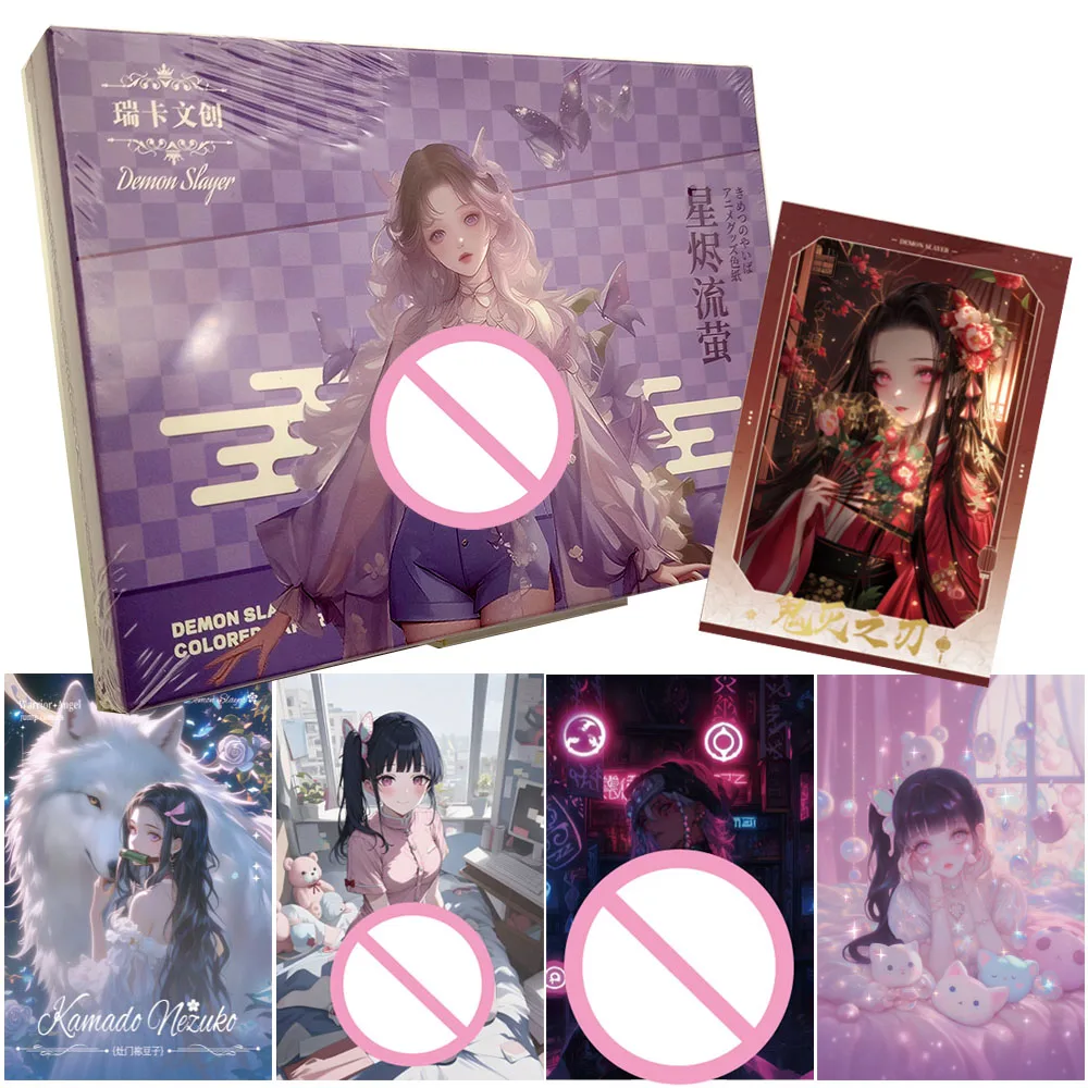 Demon Slayer Collection Color Paper Cards Hot Blooded Growth Theme Anime Character Exquisite Cards Fans Precious Peripheral Toys
Demon Slayer Collection Color Paper Cards Hot Blooded Growth Theme Anime Character Exquisite Cards Fans Precious Peripheral Toys