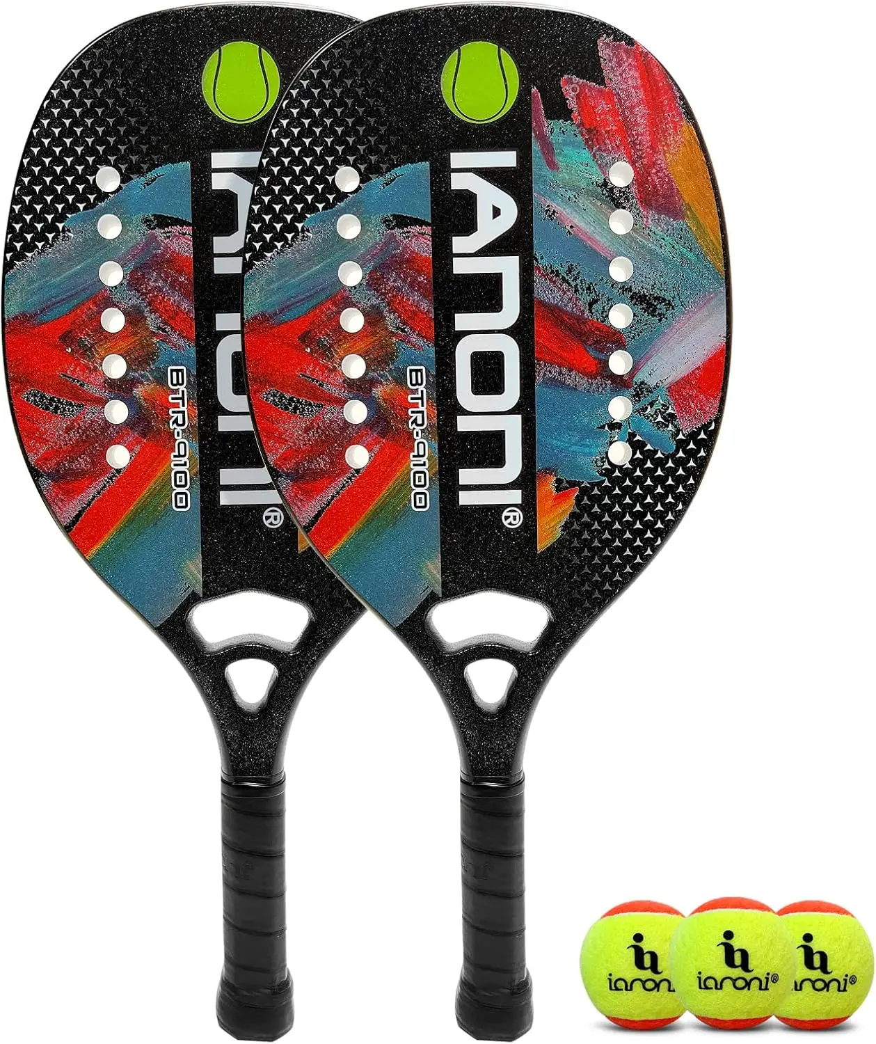 2pcs Beach Tennis Paddle Beach Tennis Racket Carbon Fiber with EVA Memory Foam Core Tennis Paddles
2pcs Beach Tennis Paddle Beach Tennis Racket Carbon Fiber with EVA Memory Foam Core Tennis Paddles