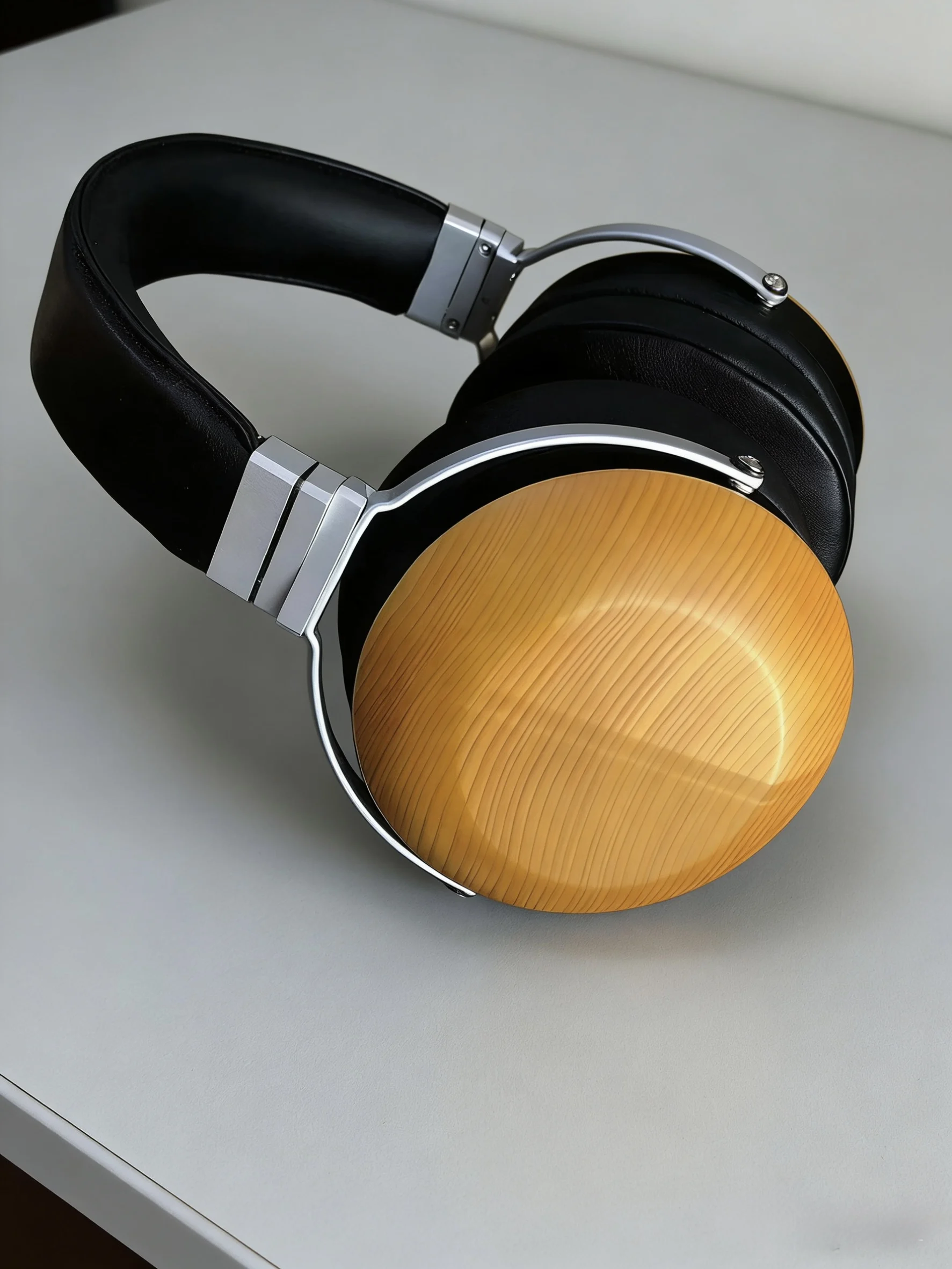 Solid wood material, original design, closed-back wired over-ear headphones, impedance range 32-400 ohms, high-end quality
Solid wood material, original design, closed-back wired over-ear headphones, impedance range 32-400 ohms, high-end quality