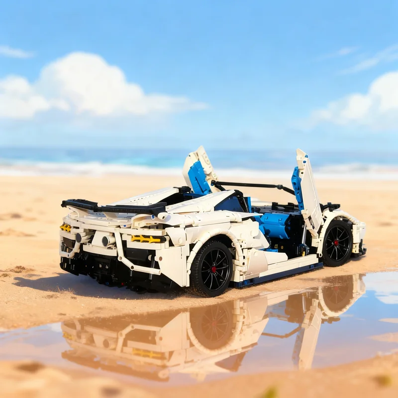 3562 детали MOC Lamborghini Aventador SVJ Roadster: Техническая модель, конструктор, архитектурная игрушка, рождественский подарок для детей
3562 детали MOC Lamborghini Aventador SVJ Roadster: Техническая модель, конструктор, архитектурная игрушка, рождественский подарок для детей