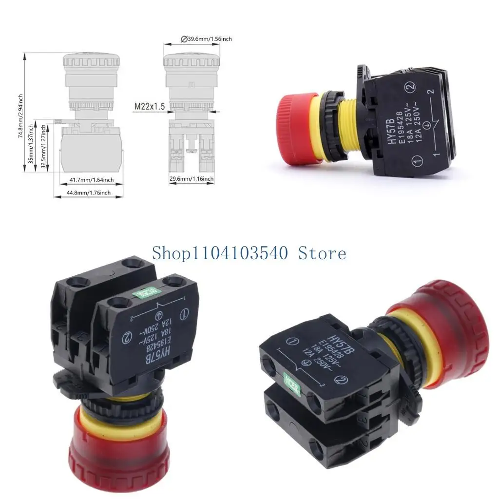 02DC Emergencies Stop Switches Replacement Electrical Control HY57B Stop Switches