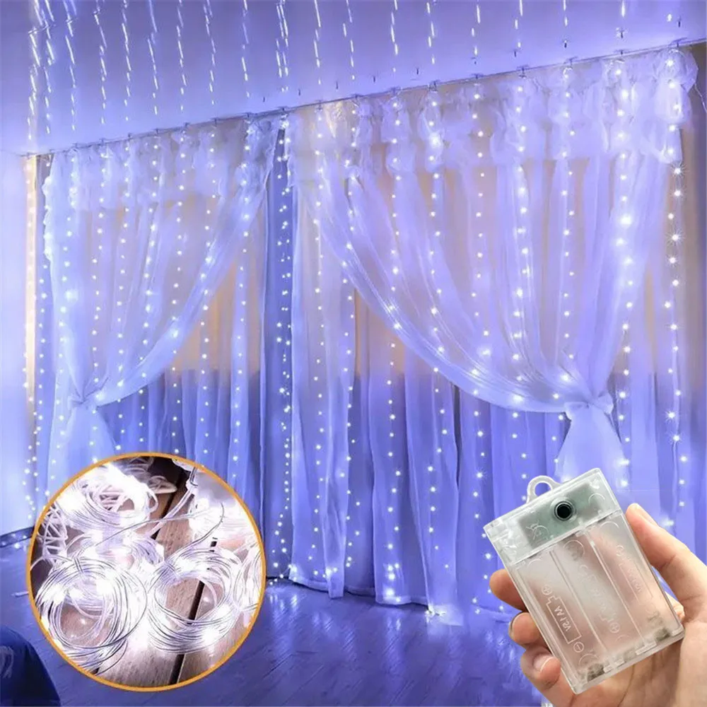 Battery Power Home Decoration Outdoor LED Curtain Light String Fairy Ramadan Bedroom Decoration 2026 Eid Mubarak Decoration
Battery Power Home Decoration Outdoor LED Curtain Light String Fairy Ramadan Bedroom Decoration 2026 Eid Mubarak Decoration