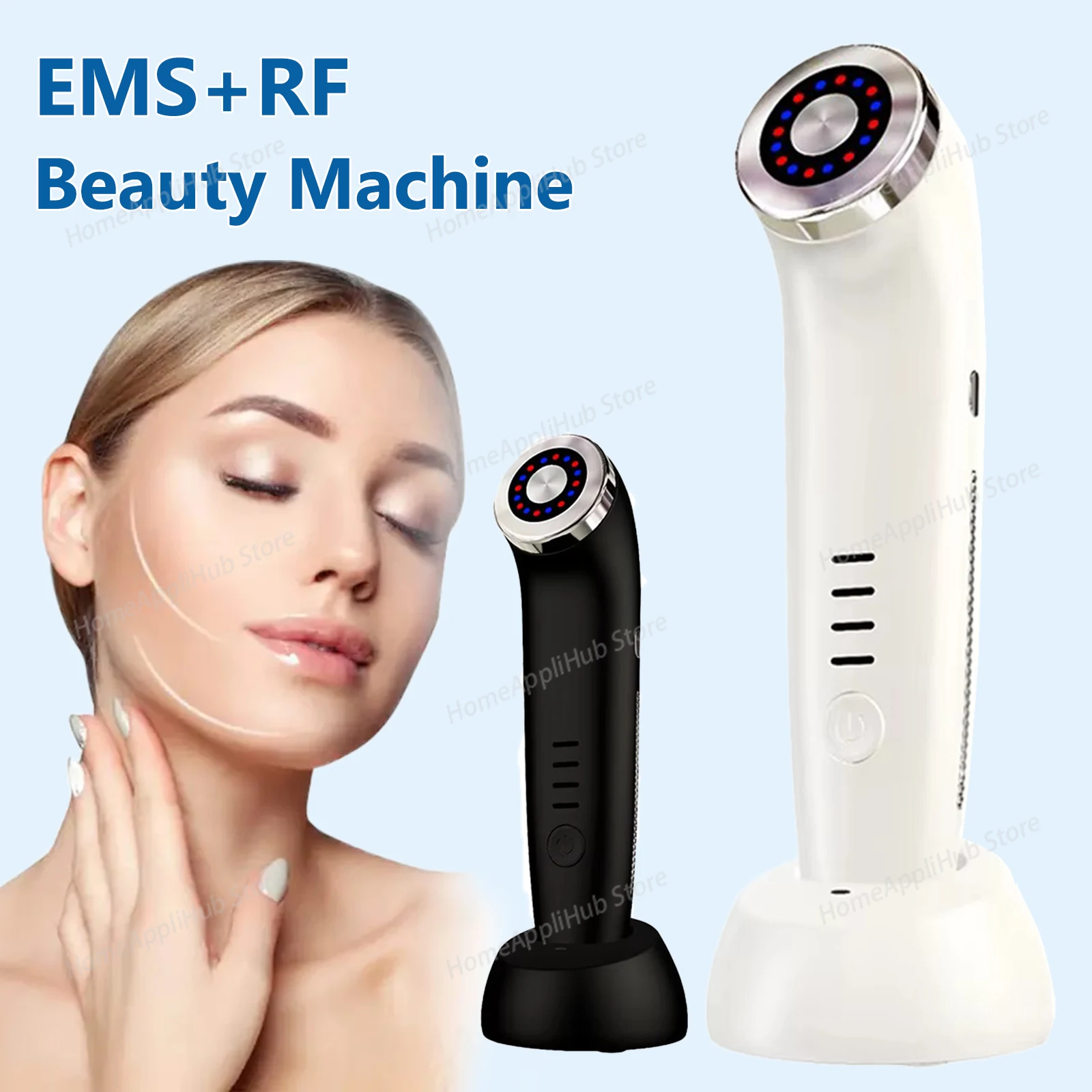 Ultrasound Machine RF Radio Frequency EMS Lifting Tightening Anti Wrinkle Face Massager Home Vibration Massage Beauty Device
Ultrasound Machine RF Radio Frequency EMS Lifting Tightening Anti Wrinkle Face Massager Home Vibration Massage Beauty Device