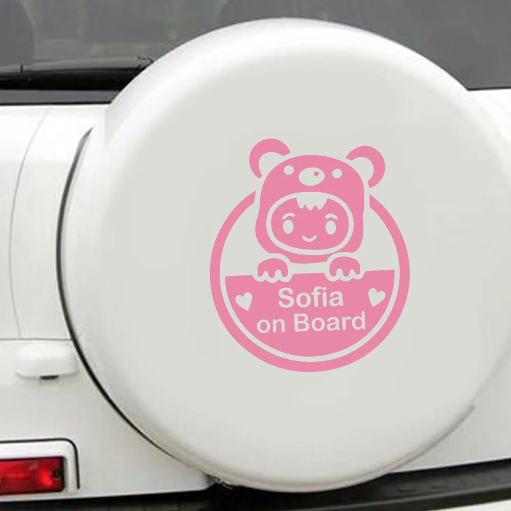 1pc Cartoon bear on board Customized Text Car Stickers Auto Stickers On The Car Wall Sticker Home Decoration Accessories
1pc Cartoon bear on board Customized Text Car Stickers Auto Stickers On The Car Wall Sticker Home Decoration Accessories