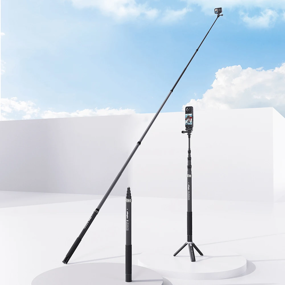 Invisible Selfie Stick Carbon Fiber Extension Pole Adjustable for Insta360 X5/X4/X3 for GoPro Hero
Invisible Selfie Stick Carbon Fiber Extension Pole Adjustable for Insta360 X5/X4/X3 for GoPro Hero