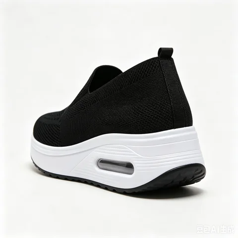 Women Slip On Air Cushion Walking Shoes Breathable Mesh Upper Platform Sneakers Non Slip Soft Sole Casual Loafers Ladies Lightweight Comfort Footwear for Daily Work Travel Outdoor Walking Nursing Shopping White Black Gray Pink Multiple Sizes US5 to US10