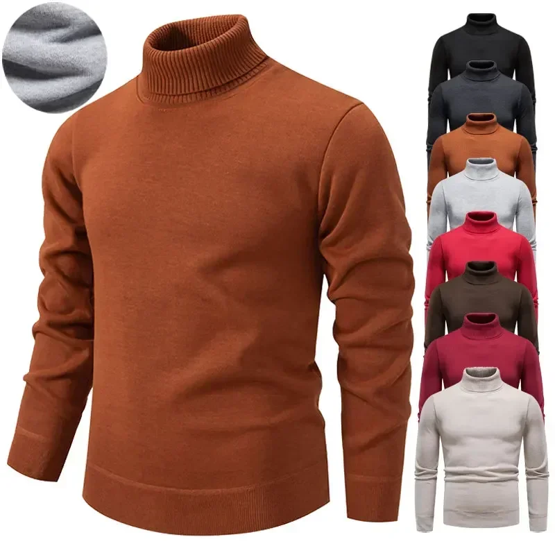 Men's Pullover Soft Sweater Winter Velvet Shirts Brand Clothing Knitted Fleece Warm Cold Blouse Slim Fit Bottom Shirts Torneira
Men's Pullover Soft Sweater Winter Velvet Shirts Brand Clothing Knitted Fleece Warm Cold Blouse Slim Fit Bottom Shirts Torneira