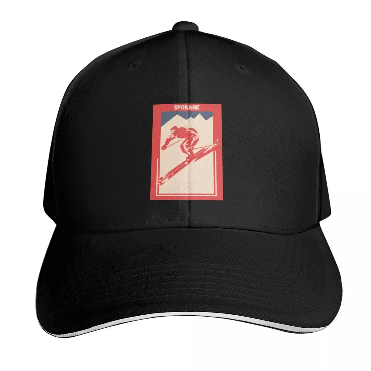 Mount Spokane or Mount Baldy in Mead, Selkirk Mountains, Washington State, USA, North America - Vintage Red Ski Pos Baseball Cap
Mount Spokane or Mount Baldy in Mead, Selkirk Mountains, Washington State, USA, North America - Vintage Red Ski Pos Baseball Cap