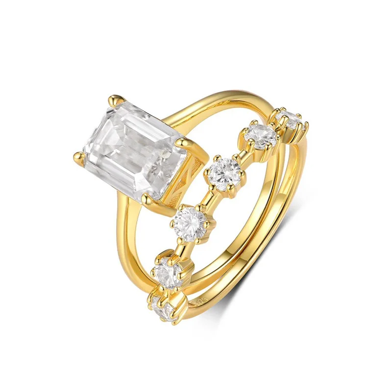 ZFSILVER s925 Silver Fashion Luxury Trendy Color D Moissanite Rectangle Ring For Charms Women Wedding Party Jewelry Gifts MR0093
ZFSILVER s925 Silver Fashion Luxury Trendy Color D Moissanite Rectangle Ring For Charms Women Wedding Party Jewelry Gifts MR0093