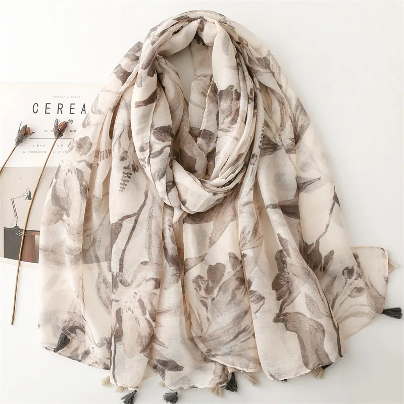 Luxury Cotton Linen Feeling Women Viscose Scarf Summer Beach Shawl Designer Tassel Pashmina Muslim Hijab Wrap Lady
Luxury Cotton Linen Feeling Women Viscose Scarf Summer Beach Shawl Designer Tassel Pashmina Muslim Hijab Wrap Lady