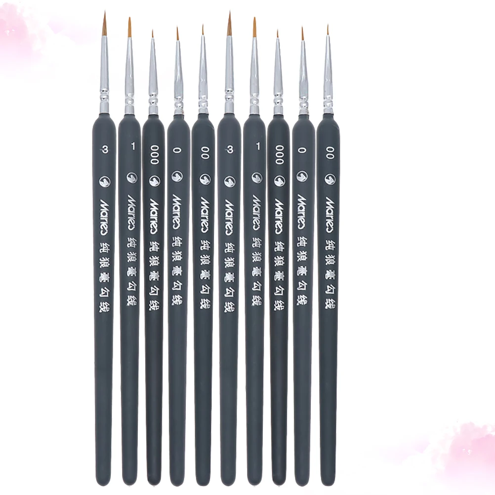 10pcs Paint Brushes Set Durable Long Lasting Fine Detailing Travel Acrylic Watercolor Oil Painting Art Supplies
10pcs Paint Brushes Set Durable Long Lasting Fine Detailing Travel Acrylic Watercolor Oil Painting Art Supplies