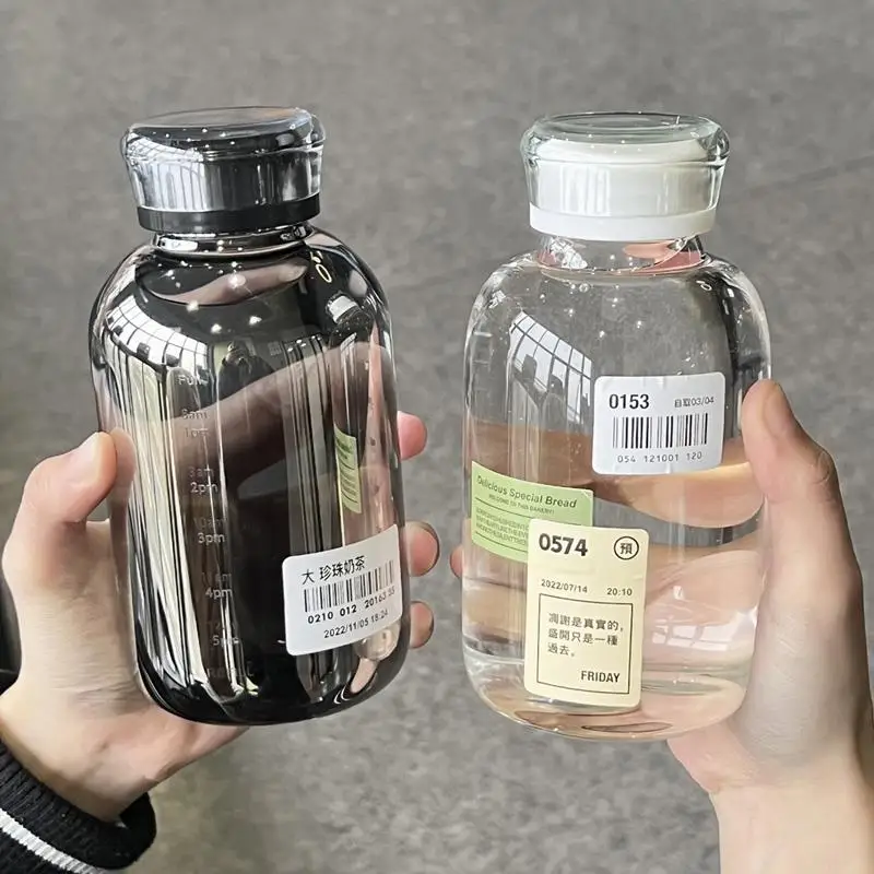 High Capacity Heat Resistant Glass Cup with Straw Office Outdoor Water Cup Ins Style Large Size Couples Labels Stickers
High Capacity Heat Resistant Glass Cup with Straw Office Outdoor Water Cup Ins Style Large Size Couples Labels Stickers