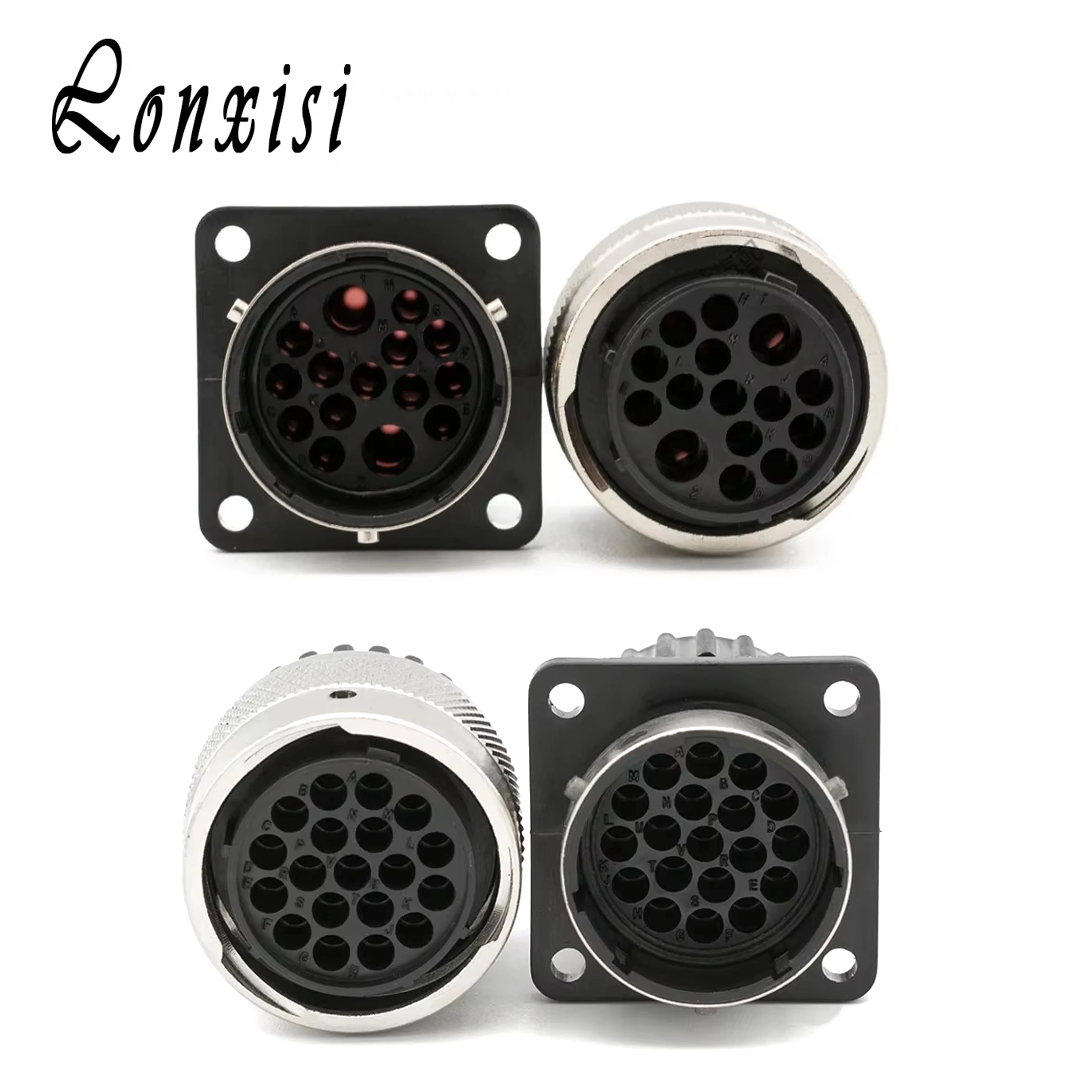 1 Set 15 19 Pin ITT Aviation Special Round Waterproof Wiring Plug Male Female Connector Socket 192900-0582 192900-0581
1 Set 15 19 Pin ITT Aviation Special Round Waterproof Wiring Plug Male Female Connector Socket 192900-0582 192900-0581