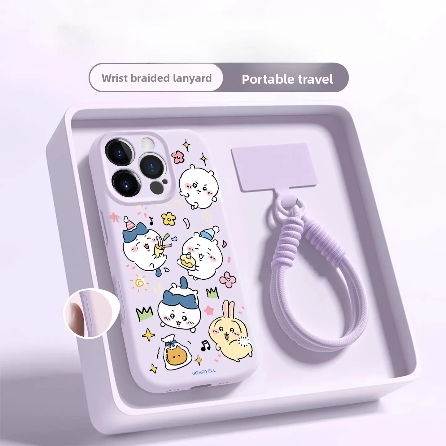 Милый чехол Chiikawa для iPhone 17, 16, 15, 14, 13, 12 Pro Max, силиконовый, противоударный, защитный.
Милый чехол Chiikawa для iPhone 17, 16, 15, 14, 13, 12 Pro Max, силиконовый, противоударный, защитный.