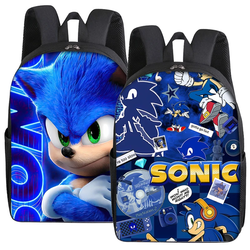 Sonics 16 Inch Backpack Anime Partern Schoolbag New Cartoon Knapsack Student Large-capacity Storage Bags Book Bag Birthday Gift
Sonics 16 Inch Backpack Anime Partern Schoolbag New Cartoon Knapsack Student Large-capacity Storage Bags Book Bag Birthday Gift