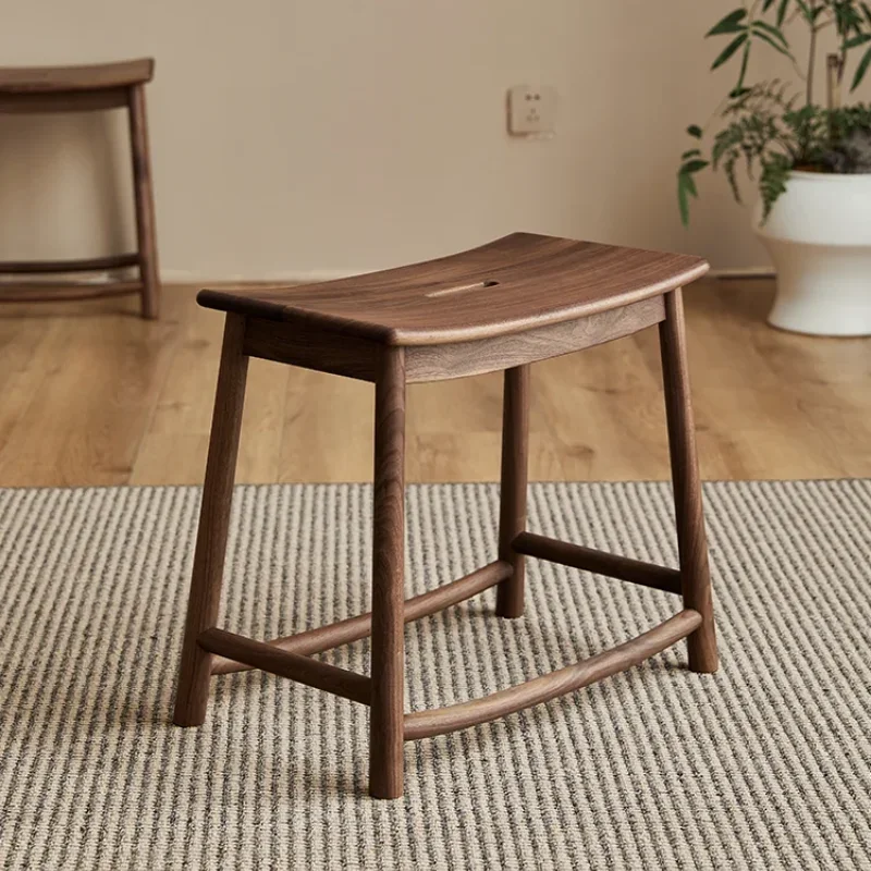 New Chinese Style Stool Black Walnut Small Seat Simple Household Shoe Stool Retro Living Room Furniture
New Chinese Style Stool Black Walnut Small Seat Simple Household Shoe Stool Retro Living Room Furniture