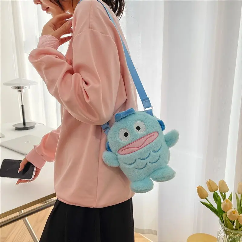 Hangyodon Doll Anime Cartoon Shoulder Bag Kawaii Cute Exquisite Ladies Casual Travel Bag Mobile Phone Storage Bag Birthday Gift
Hangyodon Doll Anime Cartoon Shoulder Bag Kawaii Cute Exquisite Ladies Casual Travel Bag Mobile Phone Storage Bag Birthday Gift