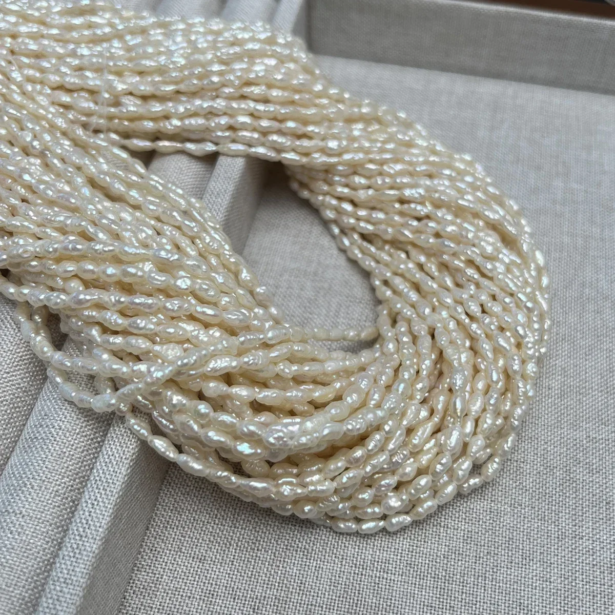 3-4mm A Small Natural Freshwater White Rice Irregular Pearl Bead Jewelry Make DIY Necklace Bracelet Accessories Wedding Women
3-4mm A Small Natural Freshwater White Rice Irregular Pearl Bead Jewelry Make DIY Necklace Bracelet Accessories Wedding Women