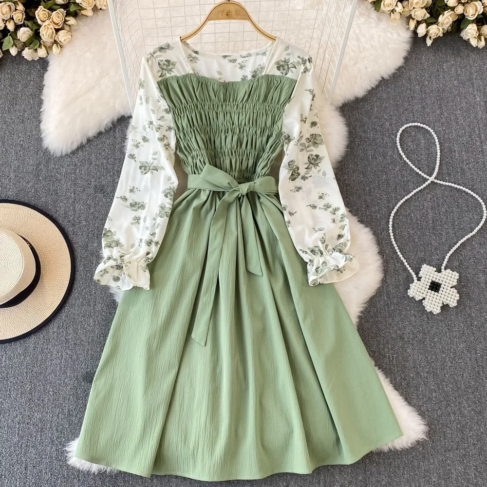 2024 New Chic Fashion Floral Print Long Sleeves Women Dress Spring Elegant Vintage Bandage Slim Waist Party Vestidos
2024 New Chic Fashion Floral Print Long Sleeves Women Dress Spring Elegant Vintage Bandage Slim Waist Party Vestidos