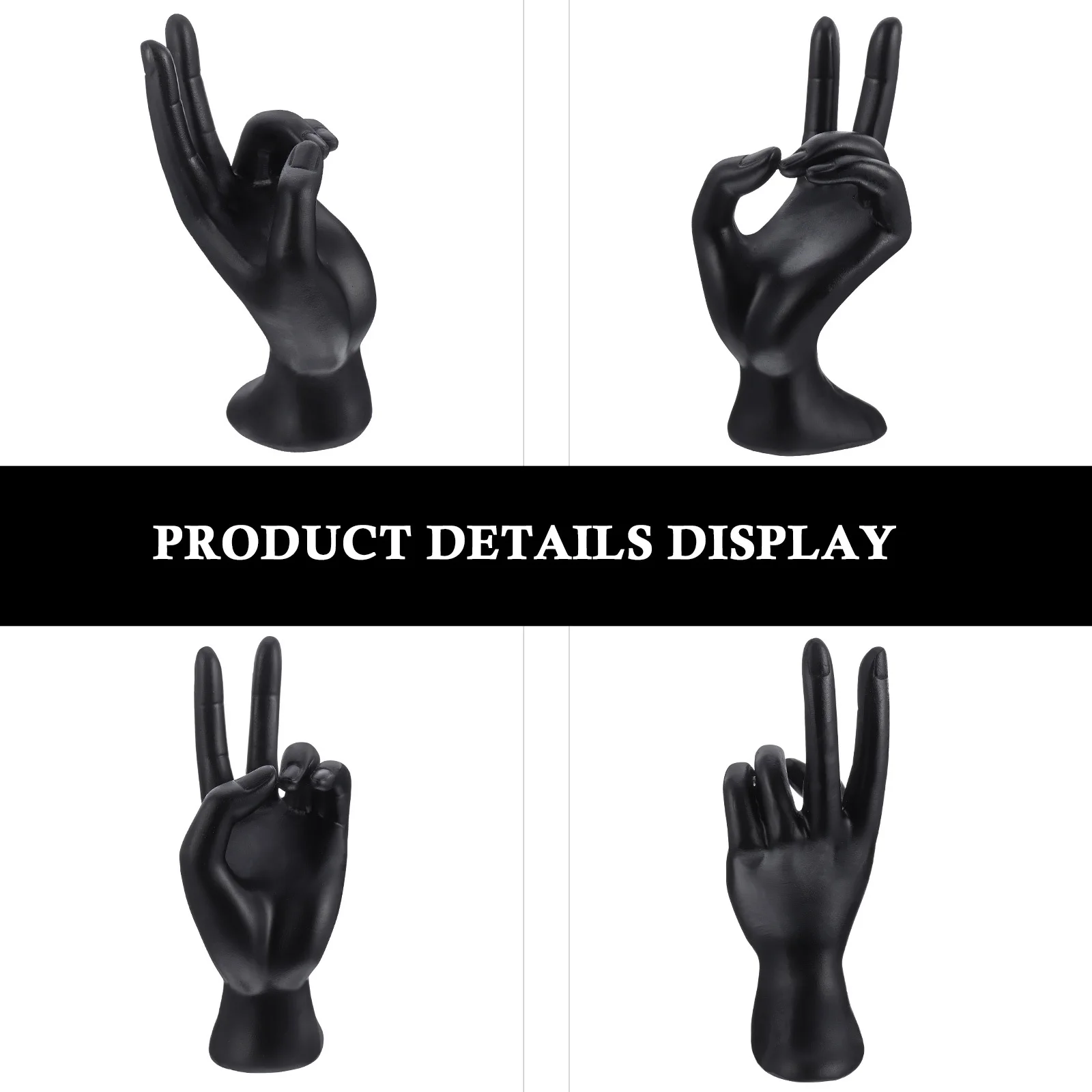 Female Hand Ring Stand Jewelry Display Holder For Bracelets Rings Showcase Organizer Rack Desktop Trade Show Craft Fair Gift
Female Hand Ring Stand Jewelry Display Holder For Bracelets Rings Showcase Organizer Rack Desktop Trade Show Craft Fair Gift