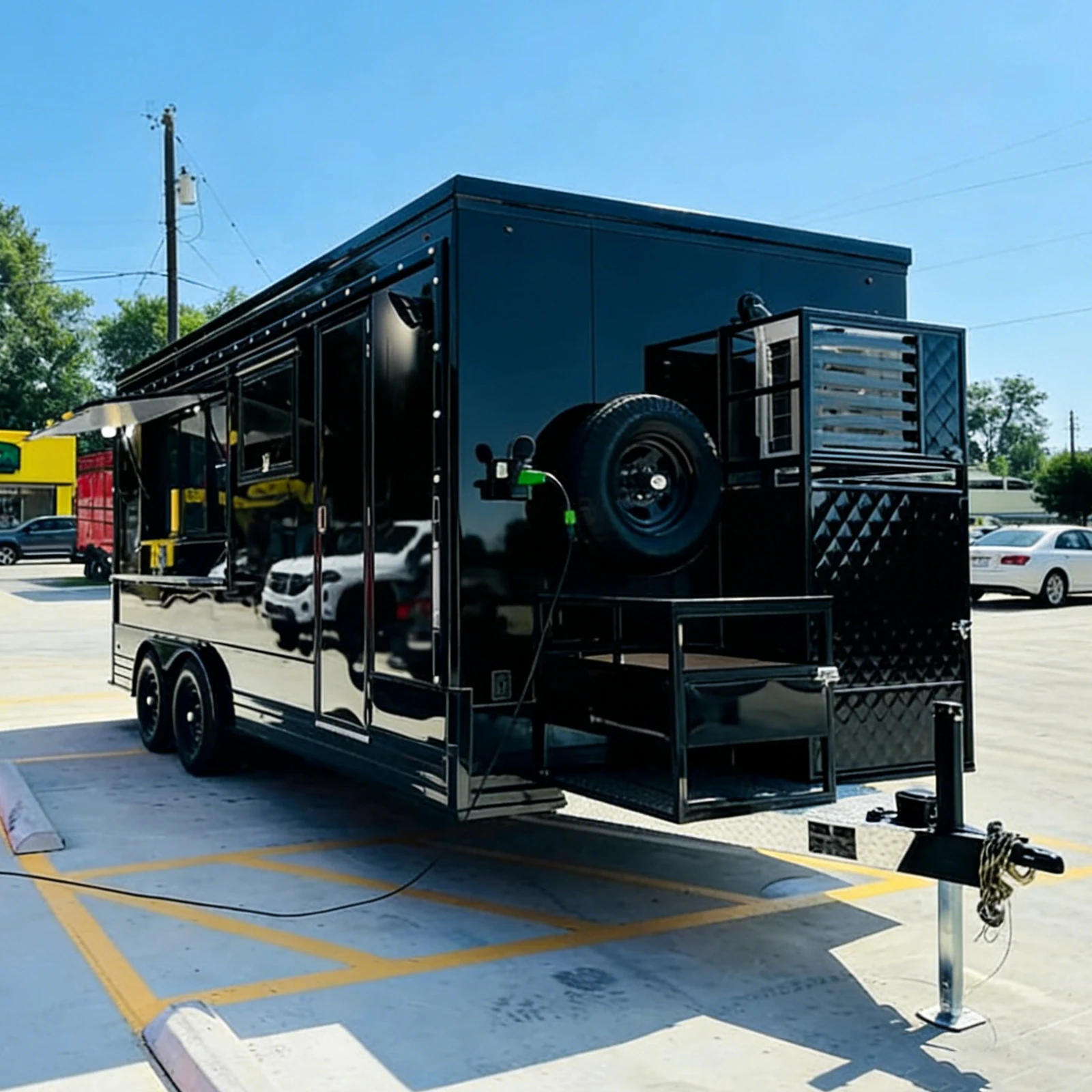 Mobile Food Trailer for Sale, Professional Mobile Kitchen Trailer, Fully Equipped American Standard Food Concession Trailer
Mobile Food Trailer for Sale, Professional Mobile Kitchen Trailer, Fully Equipped American Standard Food Concession Trailer