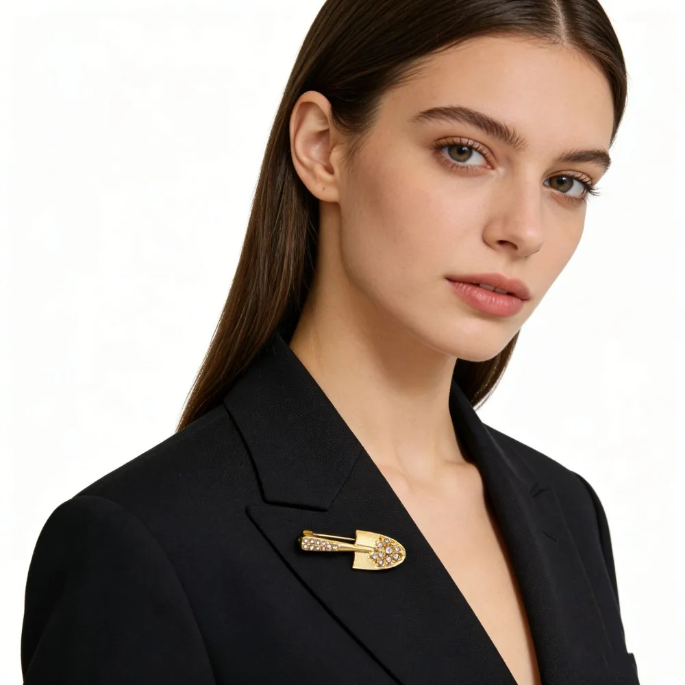 Golden Shovel Brooch Unisex Rhinestone Metal Scarf Buckle Fashionable and Versatile Clothing Backpack Scarf and Accessories
Golden Shovel Brooch Unisex Rhinestone Metal Scarf Buckle Fashionable and Versatile Clothing Backpack Scarf and Accessories
