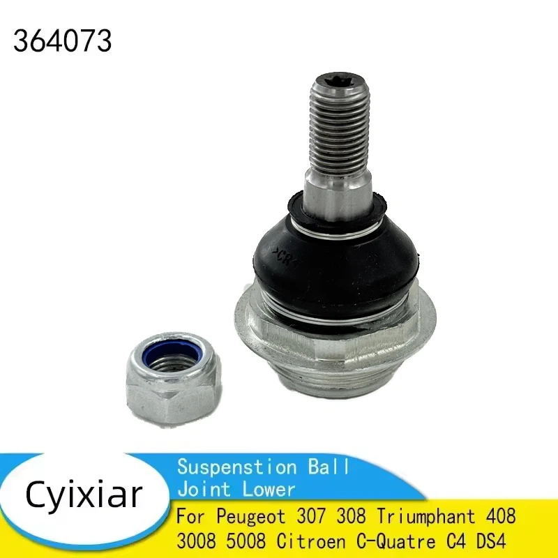 Brand New Suspenstion Ball Joint Lower 364073 For Peugeot 307 308 Triumphant 408 3008 5008 Citroen C-Quatre C4 DS4
Brand New Suspenstion Ball Joint Lower 364073 For Peugeot 307 308 Triumphant 408 3008 5008 Citroen C-Quatre C4 DS4