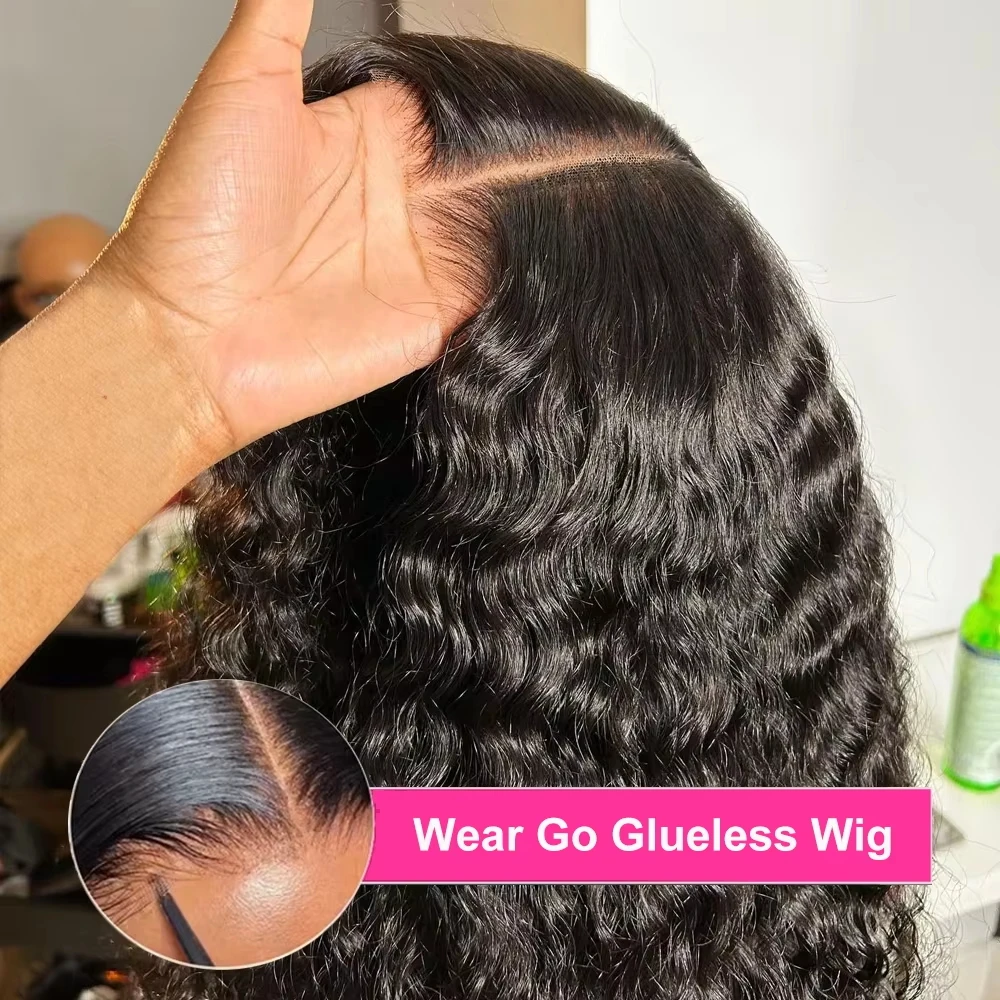 CEXXY Glueless Wig Human Hair Ready To Wear Curly 7x5 Lace Closure Deep Wave Frontal Wig 13x6 Hd Lace Bleached Knots For Women
CEXXY Glueless Wig Human Hair Ready To Wear Curly 7x5 Lace Closure Deep Wave Frontal Wig 13x6 Hd Lace Bleached Knots For Women