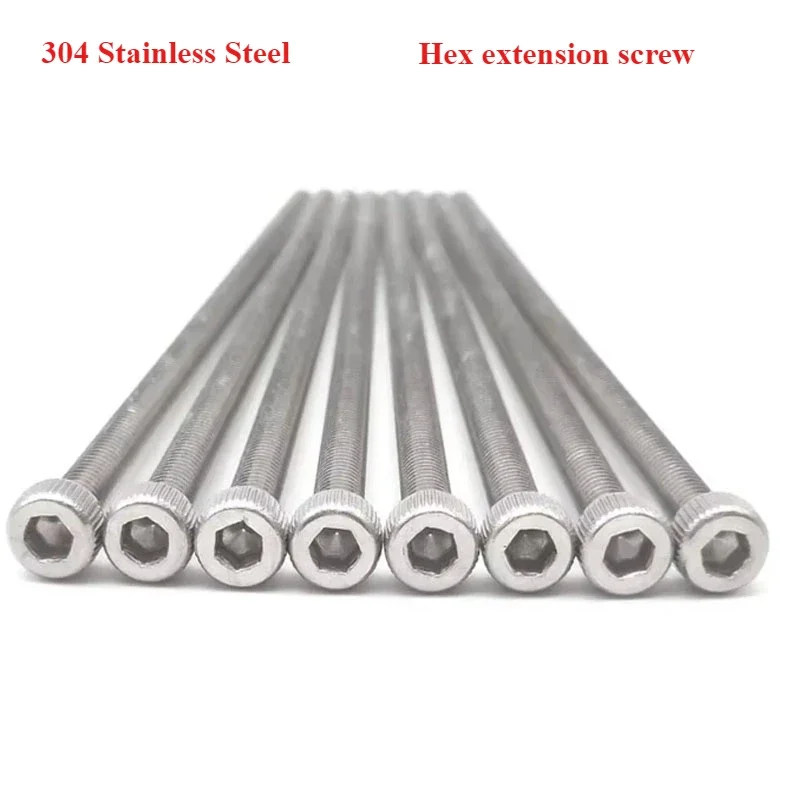 M3 M4 M5 M6 M8 M10 Ultra Tornillos Largos и длинный бак из нержавеющей стали 304, внутренний шестигранник, удлиненные болты с накаткой и чашечной головкой, дополнительные
M3 M4 M5 M6 M8 M10 Ultra Tornillos Largos и длинный бак из нержавеющей стали 304, внутренний шестигранник, удлиненные болты с накаткой и чашечной головкой, дополнительные