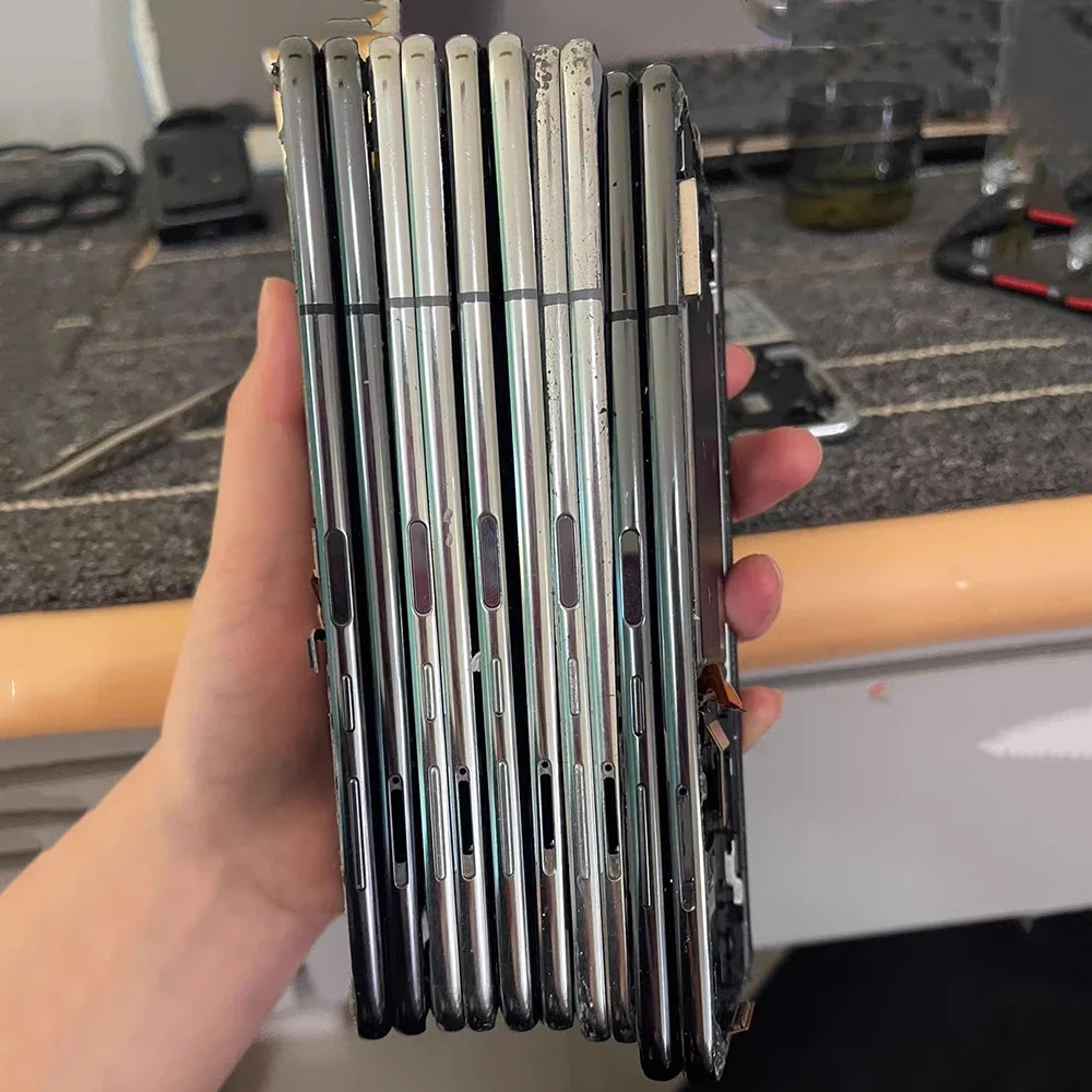 Средняя рамка корпуса с шарниром, вращающимся валом, гибкий кабель в сборе, маленькие царапины для Samsung Fold 1, F900U F900F F900N F900
Средняя рамка корпуса с шарниром, вращающимся валом, гибкий кабель в сборе, маленькие царапины для Samsung Fold 1, F900U F900F F900N F900