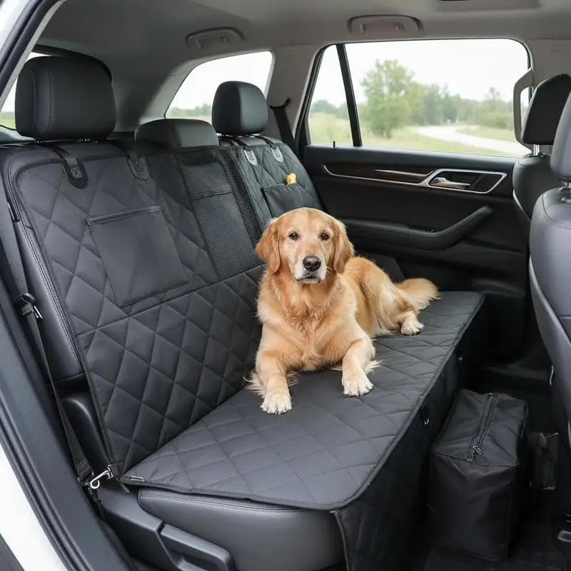 Back Seat Extender for Dogs,Dog Hammock for Car Back seat, Dog Car Seat Cover with Hard Bottom Dog Car Seat Bed 53"x24.8" ,Supports 350lb with Mesh Window and Storage Pocket for Car, SUV,Truck
Back Seat Extender for Dogs,Dog Hammock for Car Back seat, Dog Car Seat Cover with Hard Bottom Dog Car Seat Bed 53"x24.8" ,Supports 350lb with Mesh Window and Storage Pocket for Car, SUV,Truck